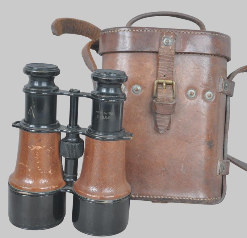 WW1 British Binoculars & Case 1917