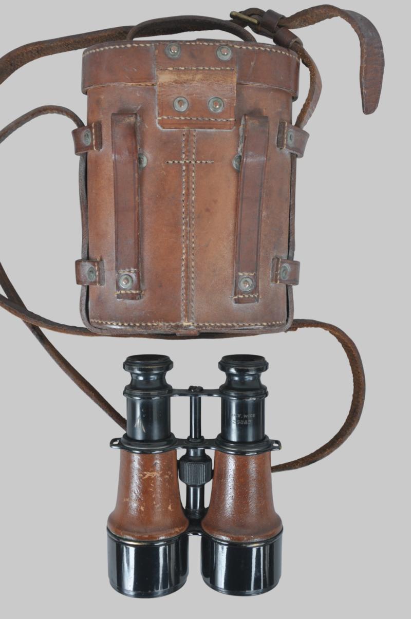 WW1 British Binoculars & Case 1917