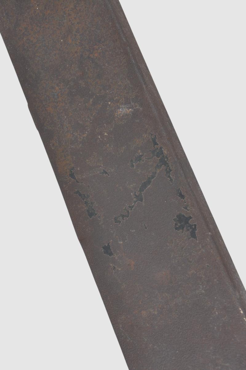 WW1 German MG08 Maxim Machine Gun Barrel Carrier With Shrapnel Hits