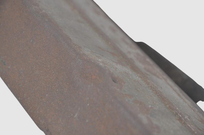 WW1 German MG08 Maxim Machine Gun Barrel Carrier With Shrapnel Hits