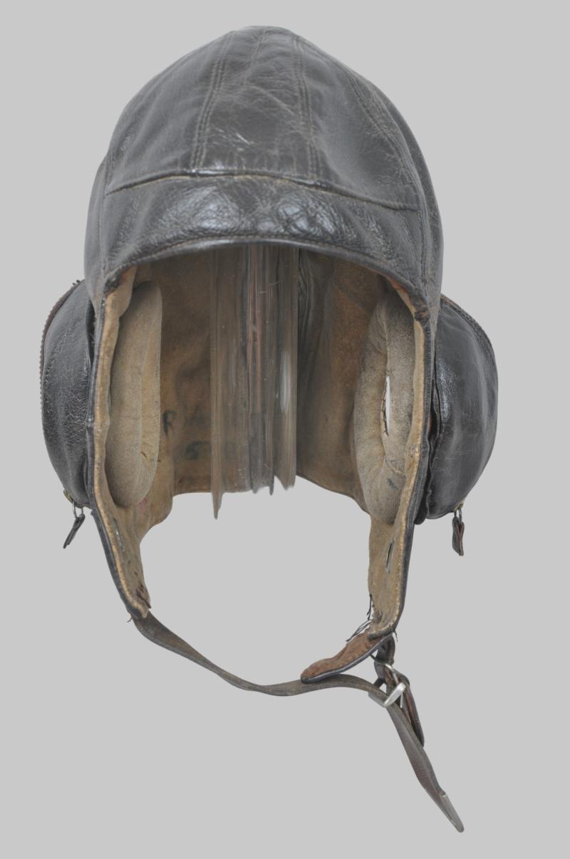 WW2 British 1939 Dated B Type Flying Helmet - Wearer KIA 26th March 1942 Holland