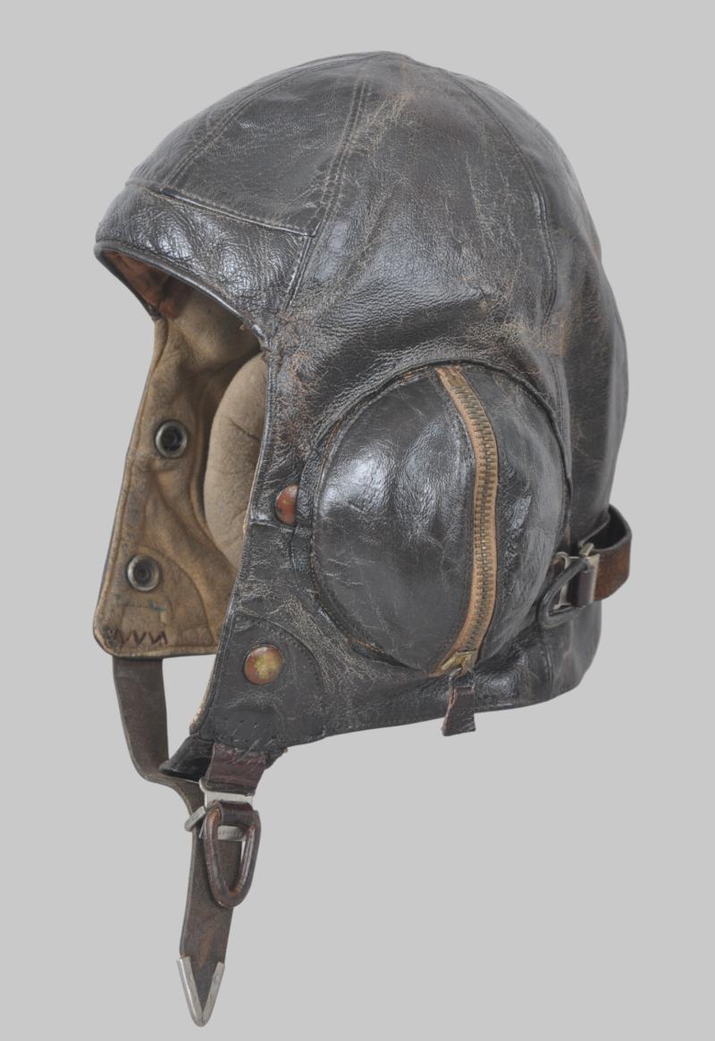 WW2 British 1939 Dated B Type Flying Helmet - Wearer KIA 26th March 1942 Holland