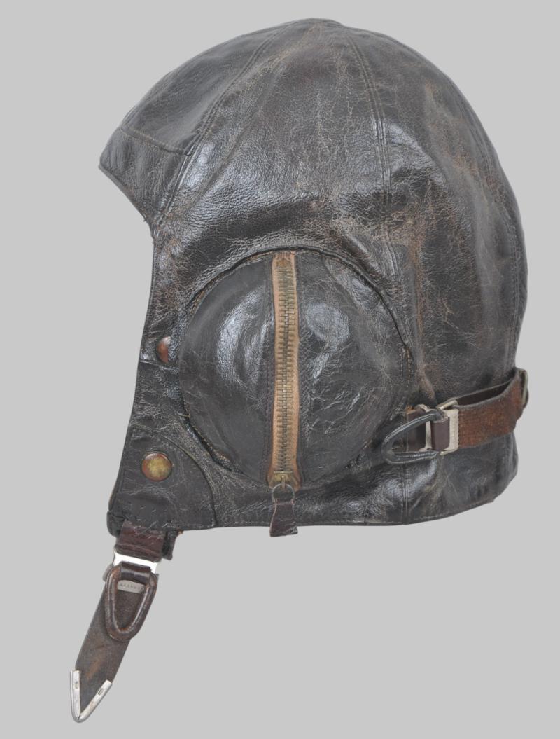 WW2 British 1939 Dated B Type Flying Helmet - Wearer KIA 26th March 1942 Holland