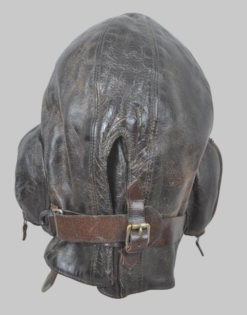 WW2 British 1939 Dated B Type Flying Helmet - Wearer KIA 26th March 1942 Holland