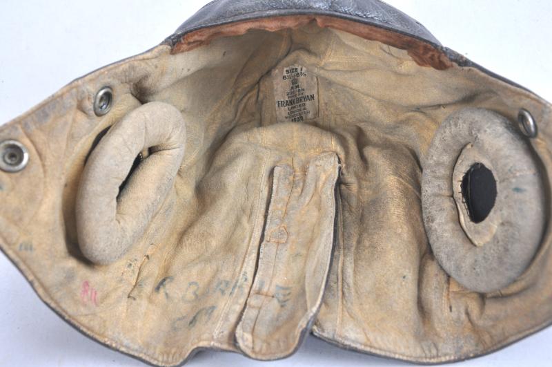 WW2 British 1939 Dated B Type Flying Helmet - Wearer KIA 26th March 1942 Holland