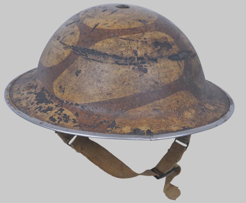 WW2 British Malta Camouflage Helmet 1939