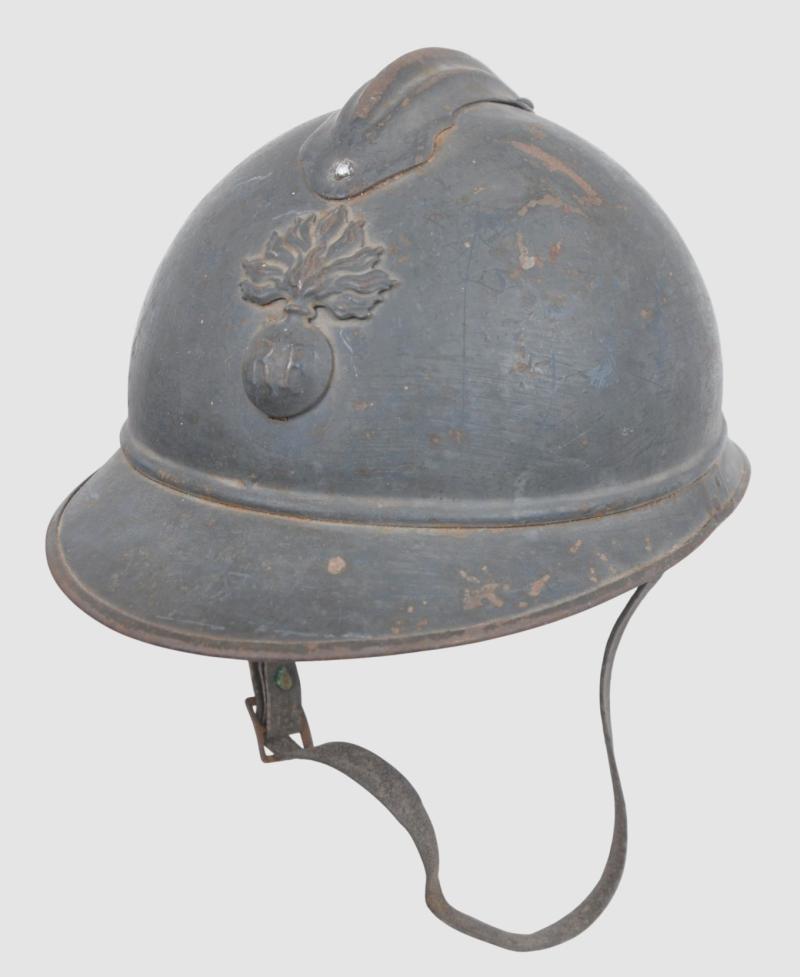 WW1 French Infantry M15 Adrian Helmet