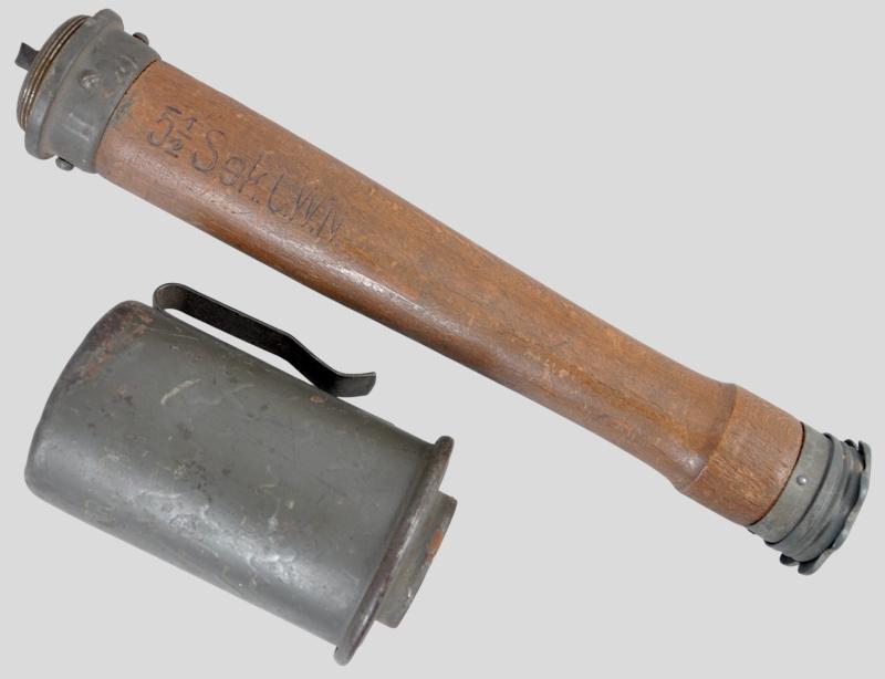 WW1 German M17 Stick Grenade 1917 ( Matching Head & Handle )