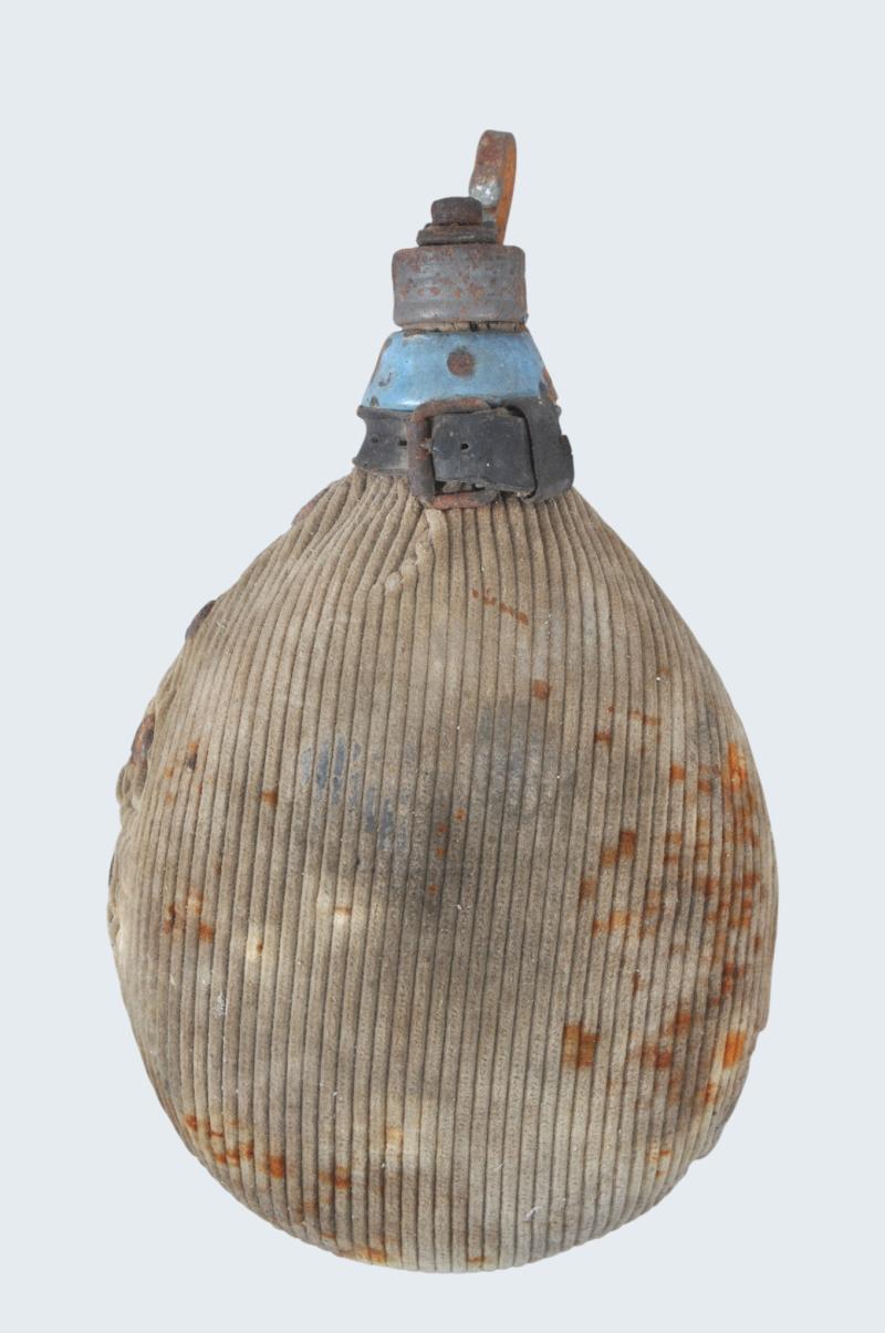 WW1 German 'Blue Enamel' Field Flask 1917