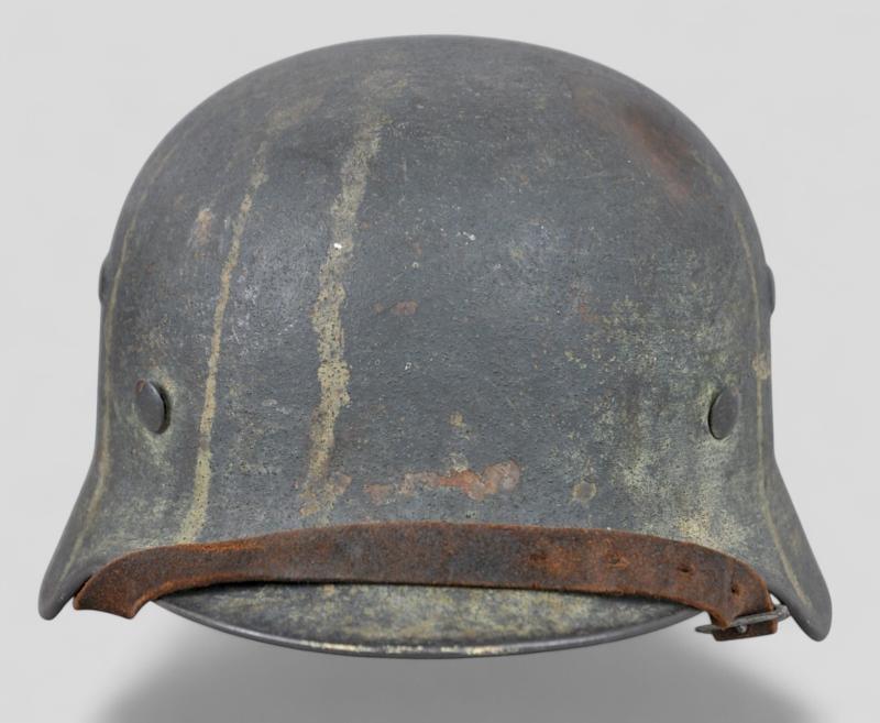 WW2 German M40 Luftwaffe 'Trickle' Camouflage Helmet