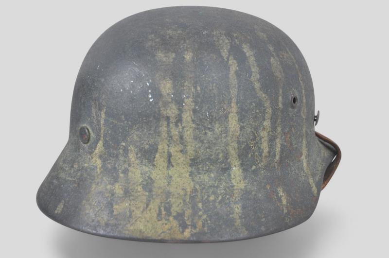 WW2 German M40 Luftwaffe 'Trickle' Camouflage Helmet