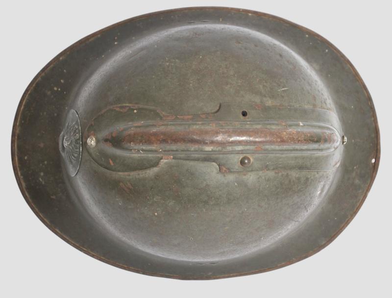 WW2 French ***Named*** 1940 Battle For France Infantry M26 Adrian Helmet