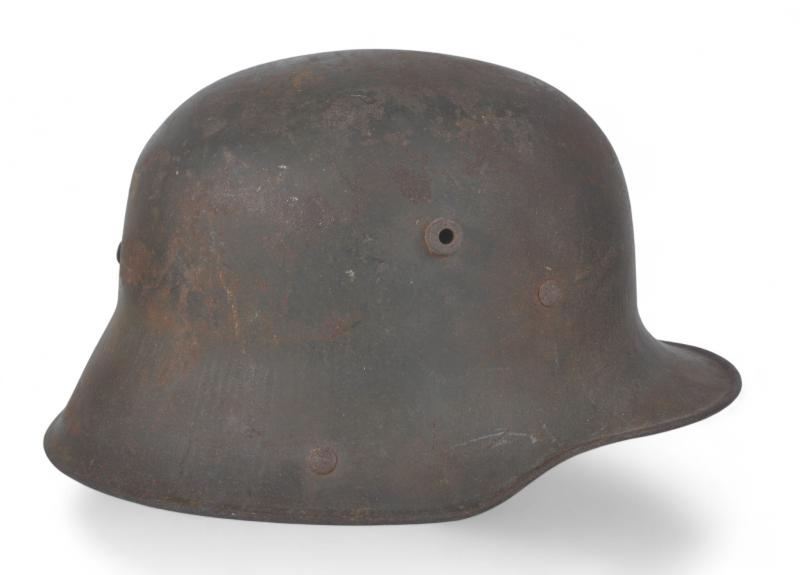 Published WW1 German M16 Steel Helmet With Capture Tag - Featured In Stahlhelm By Oliver Lock