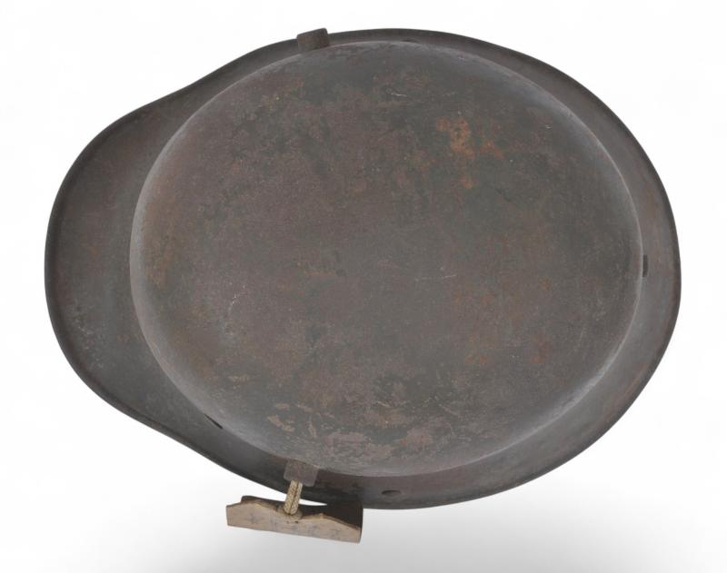 Published WW1 German M16 Steel Helmet With Capture Tag - Featured In Stahlhelm By Oliver Lock