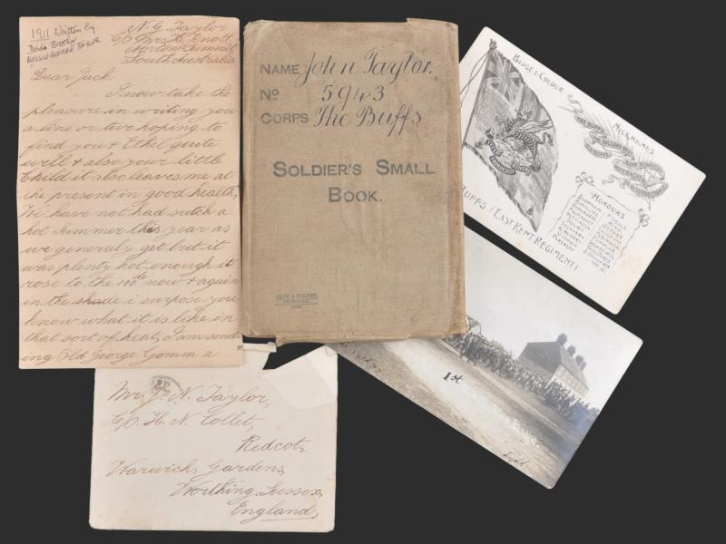 Soldiers Smallbook To A Member Of the Buffs , Served S.Africa 1899-1900