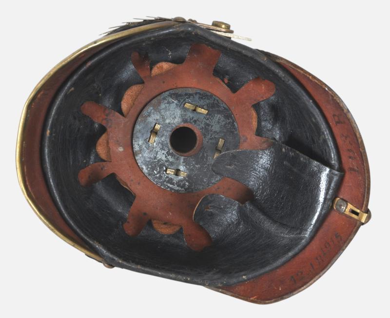 WW1 German NCOs Regimentally Marked Saxon Pickelhaube