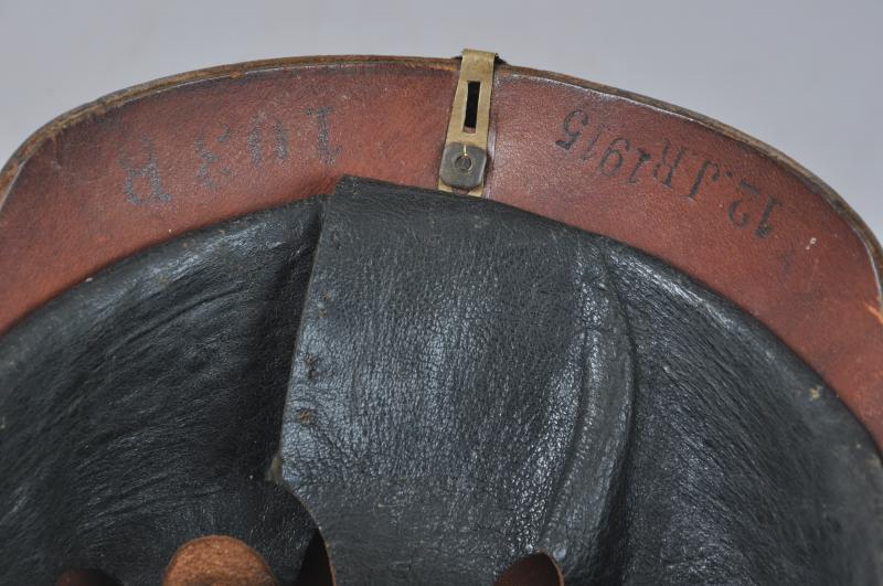WW1 German NCOs Regimentally Marked Saxon Pickelhaube
