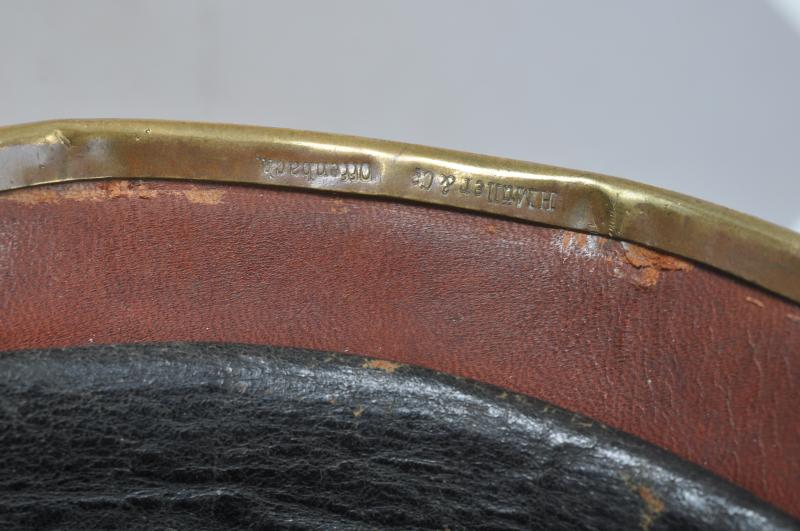 WW1 German NCOs Regimentally Marked Saxon Pickelhaube