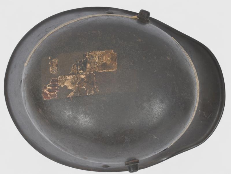 Published WW1 German Post Home Helmet Named to A Kanonier