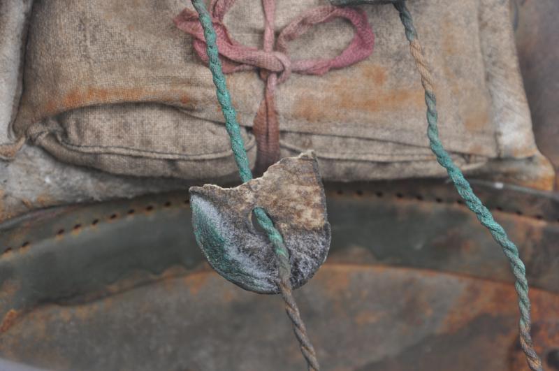 Published WW1 German Post Home Helmet Named to A Kanonier