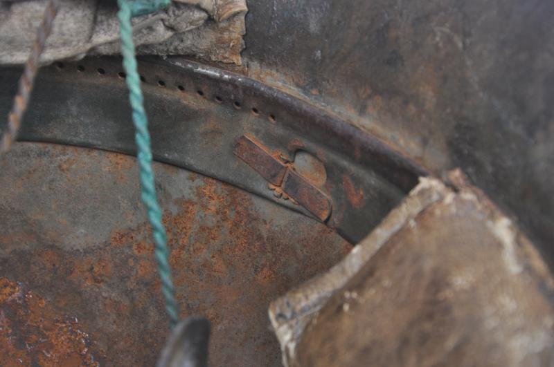 Published WW1 German Post Home Helmet Named to A Kanonier