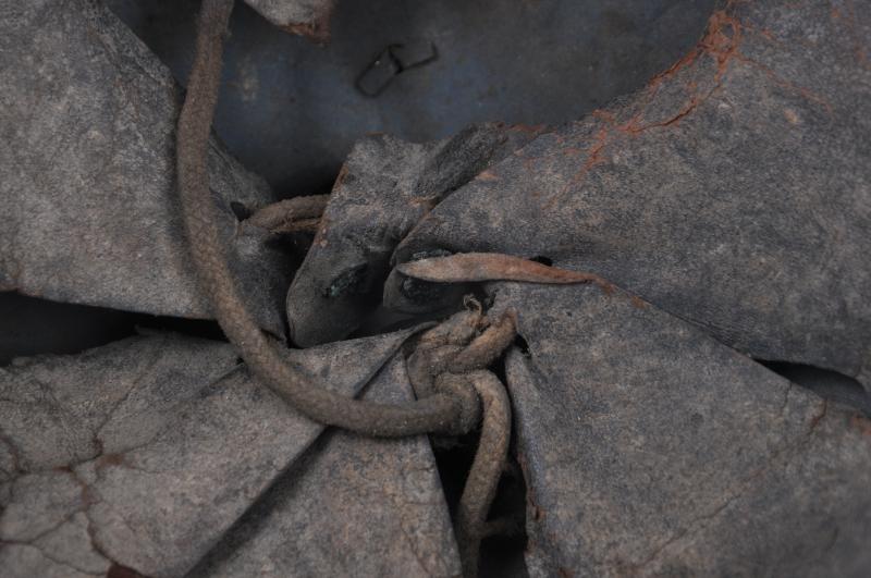 Published WW1 French Battle Damaged M15 Adrian Infantry Helmet