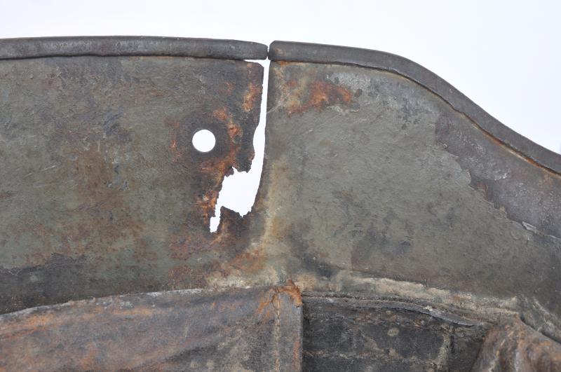 WW1 German Camouflage M16 Helmet With Battle Damage
