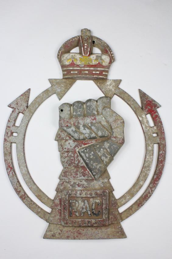WW2 Royal Armoured Corps Barracks Sign