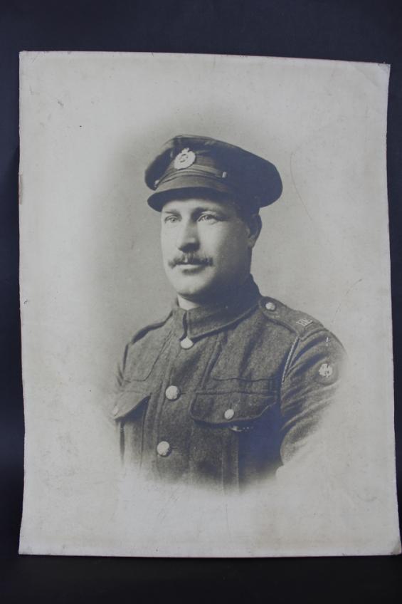 WW1 Royal Engineers Studio Photograph , 9th ( Scottish ) Division 
