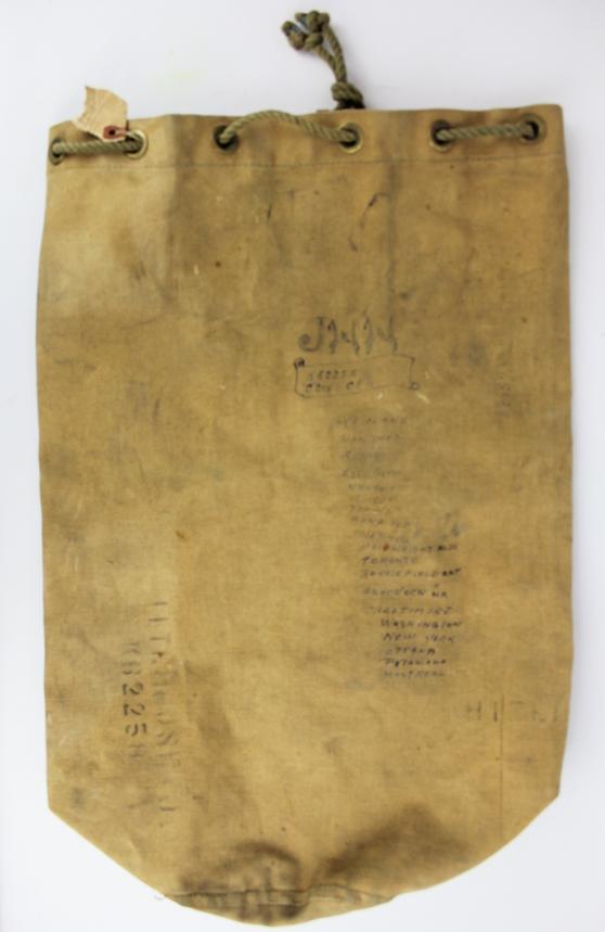 WW1 Canadian Soldier Named Kitbag , 1918 Dated 