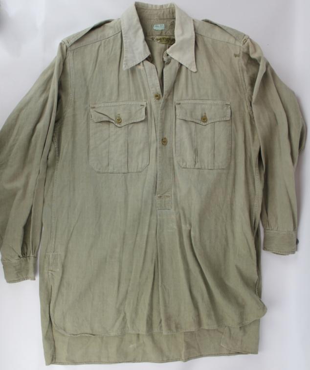 CS Militaria | WW2 German Tropical Used French Shirt