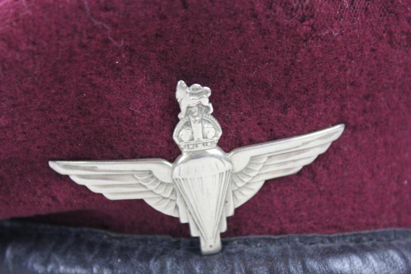 WW2 British Normandy/Arnhem 1944 Dated Paratrooper Beret