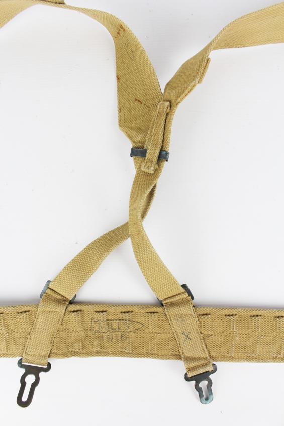 CS Militaria WW1 British 1916 Mills Cavalry bing Equipment Set