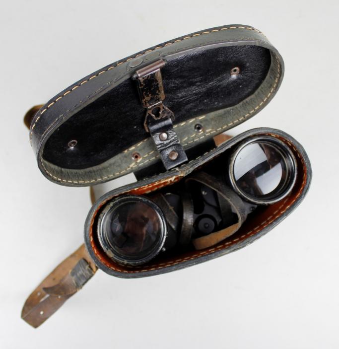 CS Militaria WW2 German Dienstglas 7 X 50 Binoculars Carrying Case Cs militaria ww2 german dienstglas 7 x 50 binoculars carrying case
