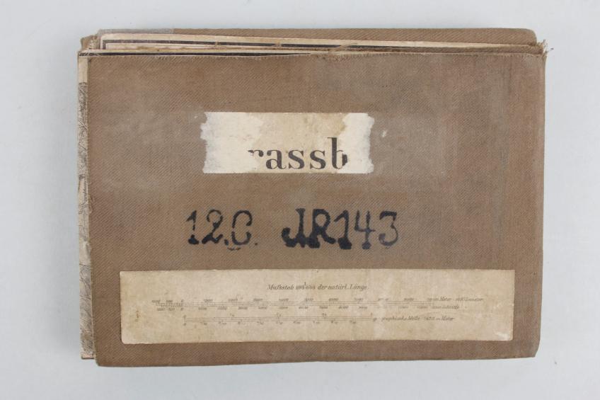 WW1 Imperial German Map Marked To The 143rd ( 4th Lower Alsacian ) Infantry Regiment , XV Army Corps