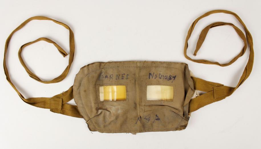 CS Militaria Rare WW1 British AntiGas ' Spicer' Goggles