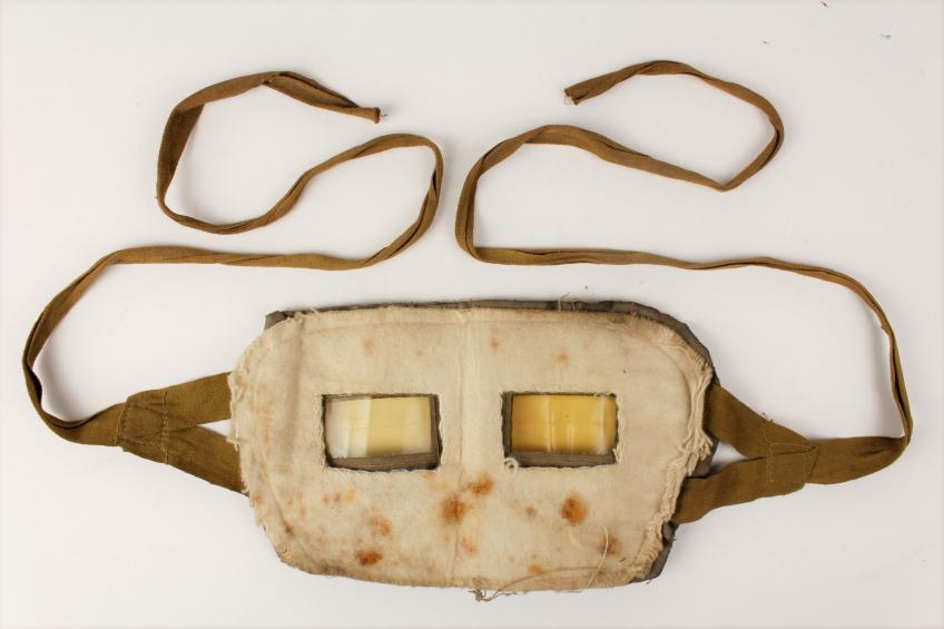 CS Militaria Rare WW1 British AntiGas ' Spicer' Goggles